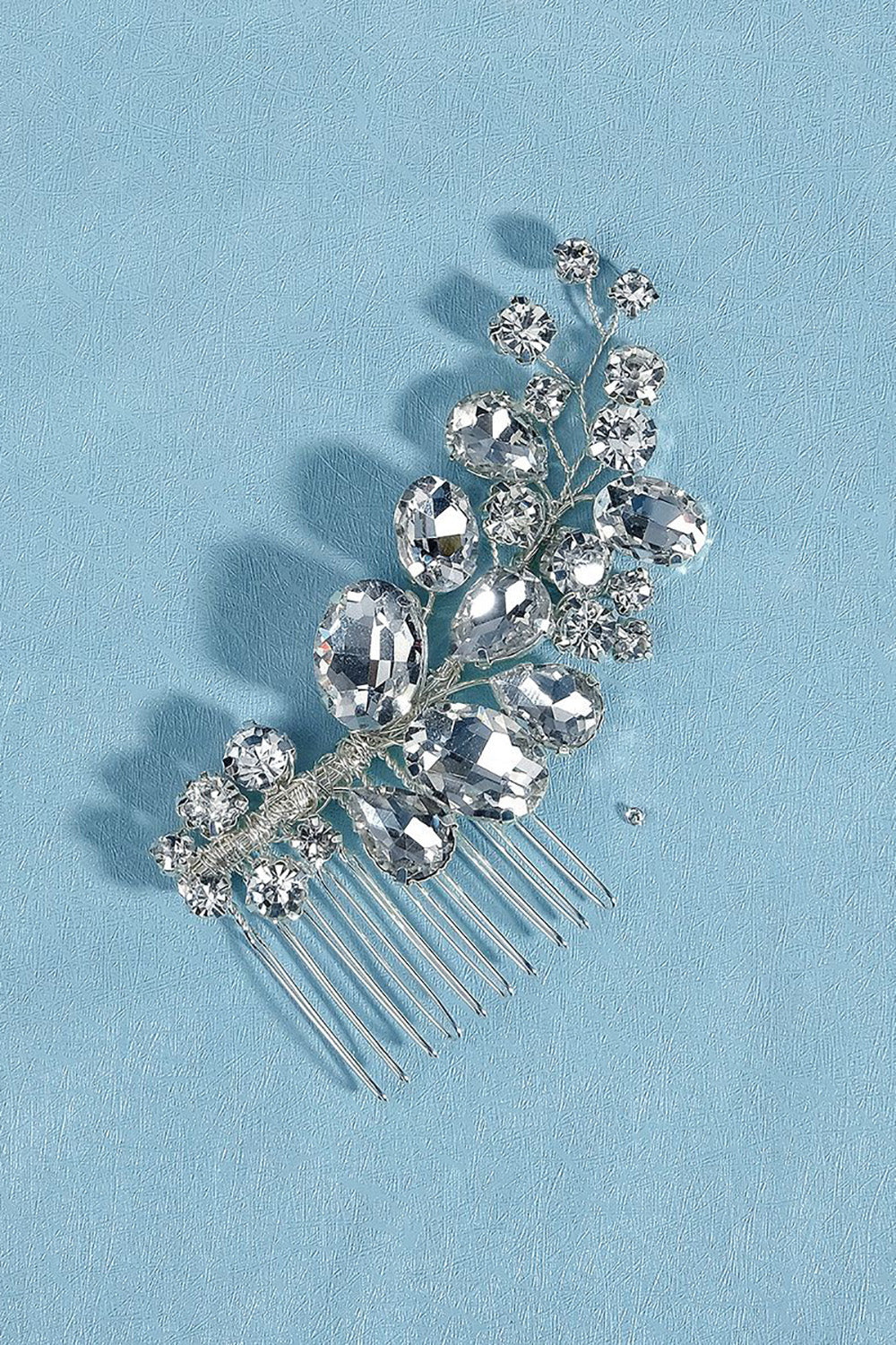 Ręcznie robione akcesoria do włosów ślubnych Rhinestone