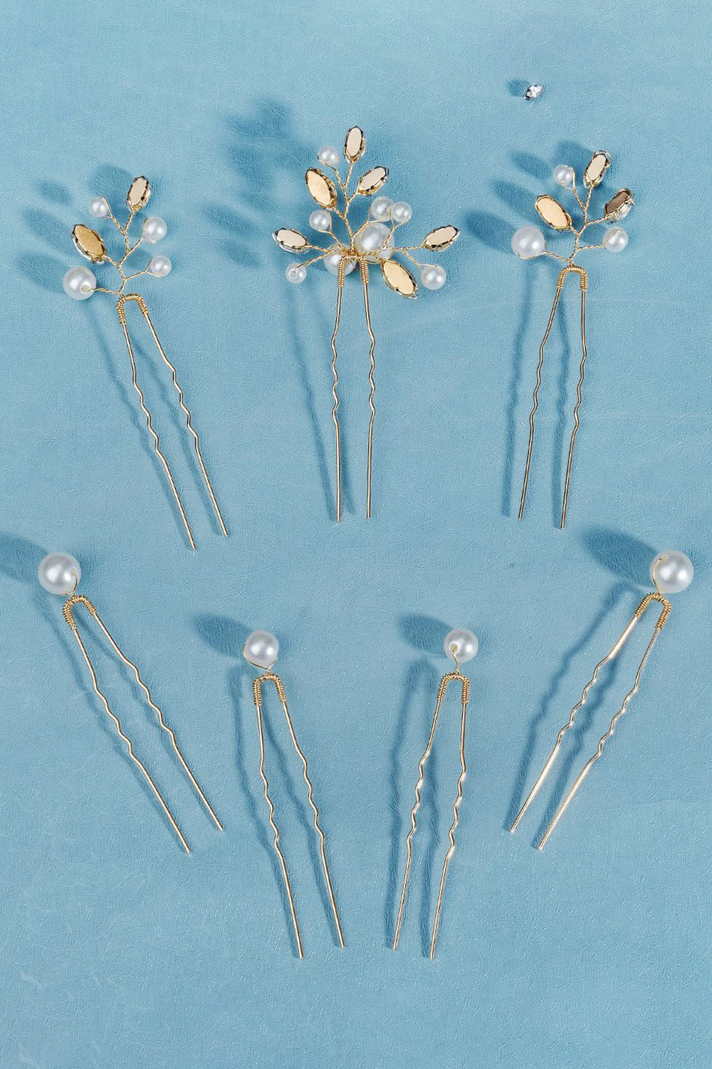 Prosty Pearl Rhinestone Ręcznie robiony nakrycie głowy ślubnej