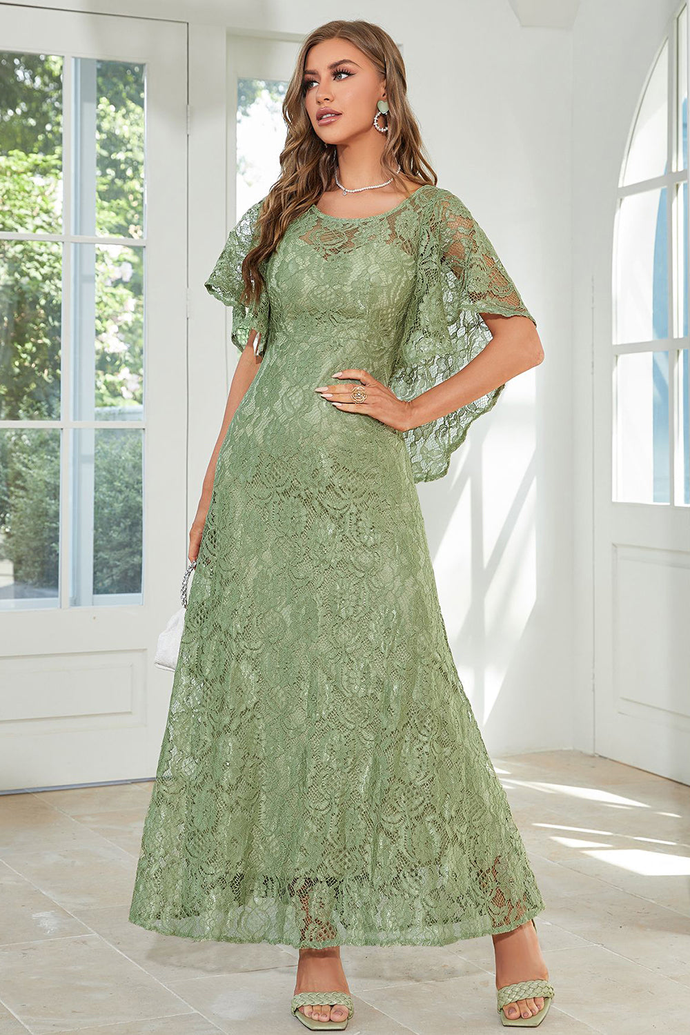 Dekolt Okrągły Czarne Sukienki Koronkowe Na Wesele