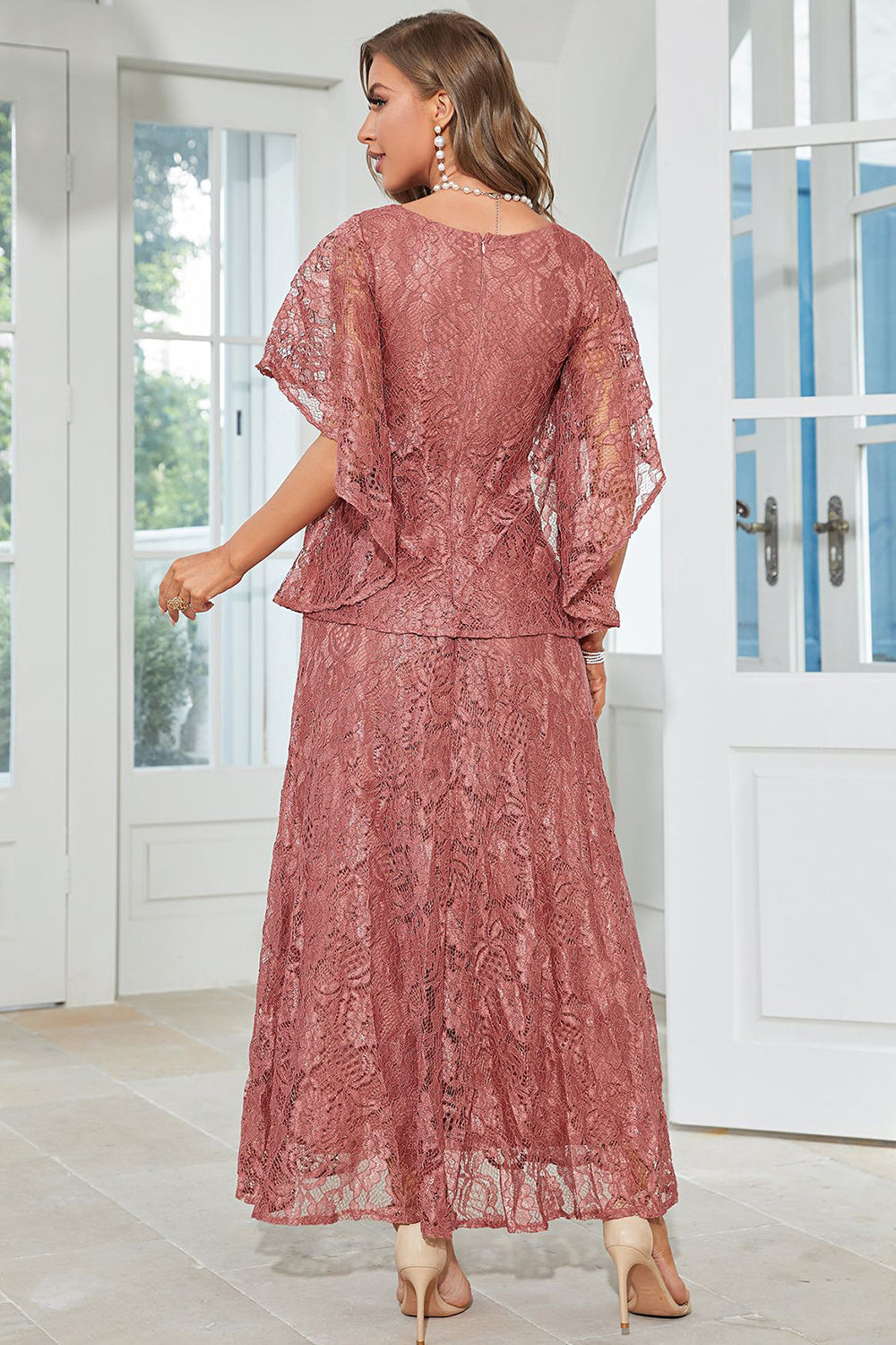 Dekolt Okrągły Czarne Sukienki Koronkowe Na Wesele