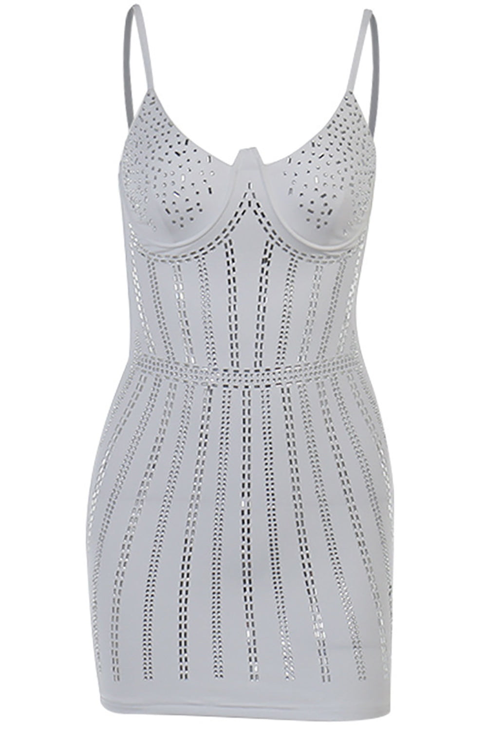 Czarne błyszczące paski spaghetti Bodycon Homecoming Dress