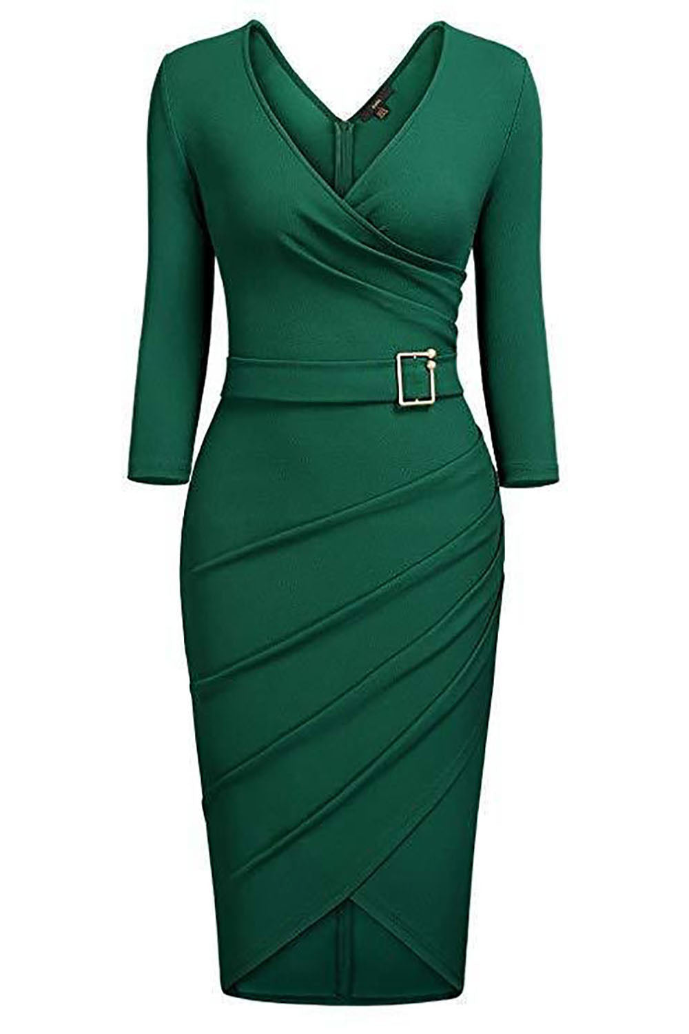 Czarna Sukienki Ołówkowe z Paskiem