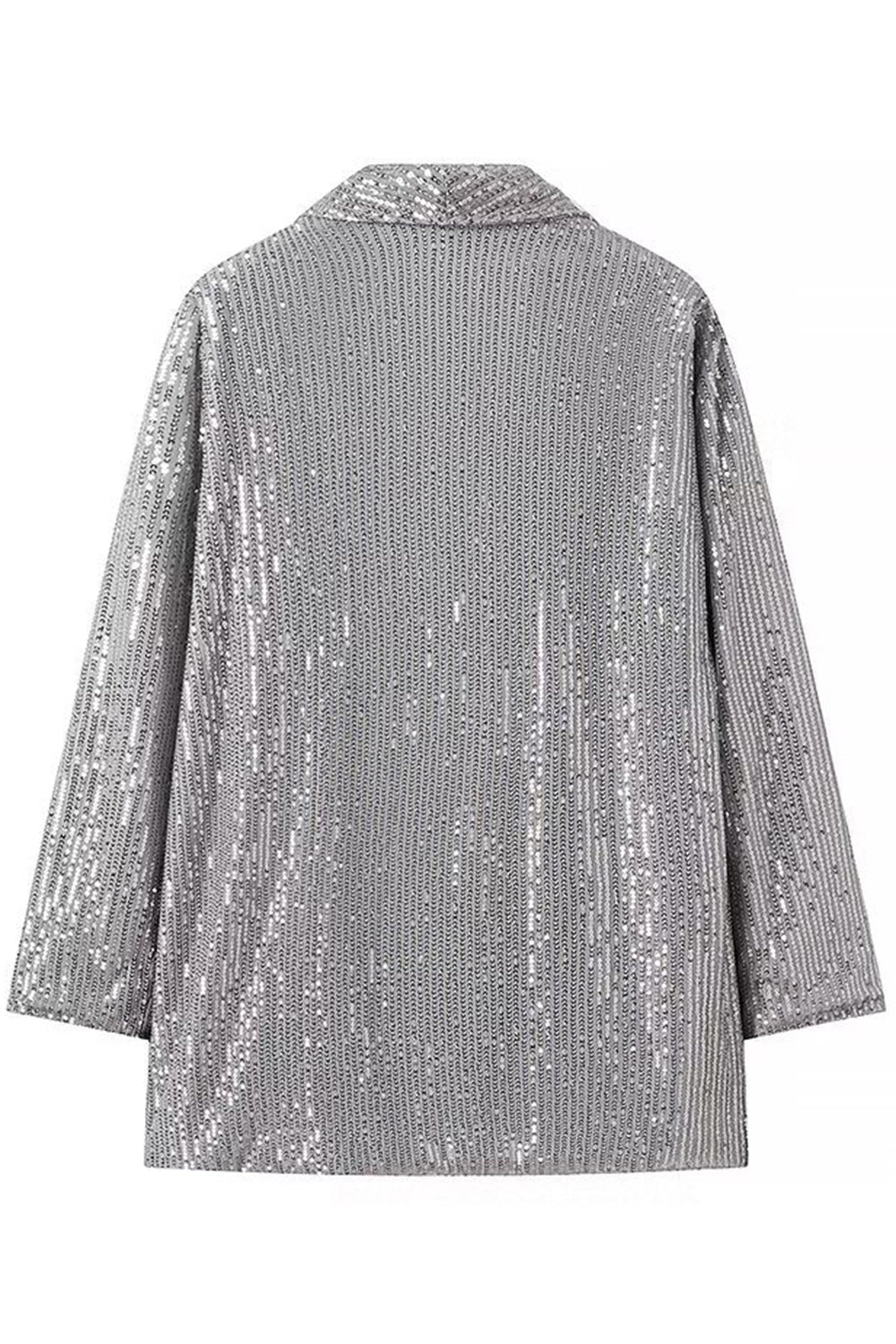 Czarne Błyszczące Cekinowa 2-częściowe Garnitur Damski