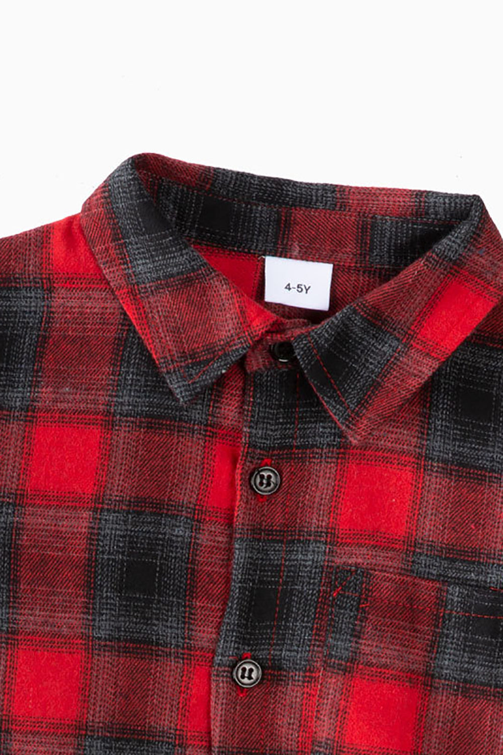 Bordowe Sukienki W Kratę I Koszulka Z Długimi Rękawami Rodzinne Dopasowane Stroje