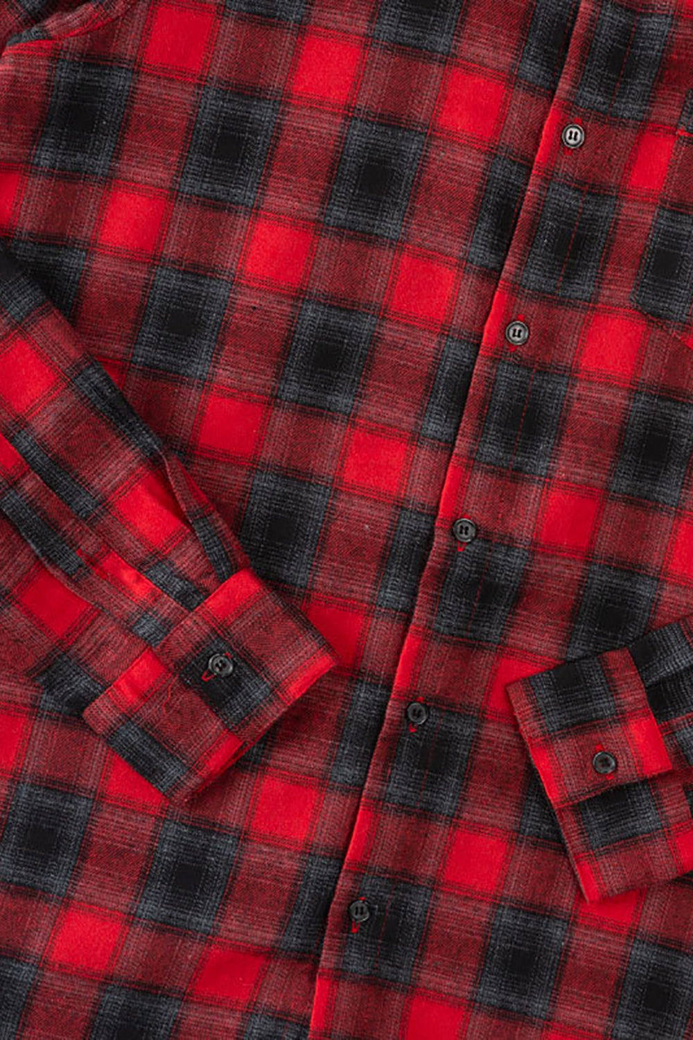 Bordowe Sukienki W Kratę I Koszulka Z Długimi Rękawami Rodzinne Dopasowane Stroje