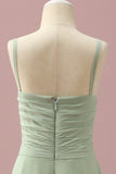 Sage Straps Szyfon Junior Sukienka dla druhen