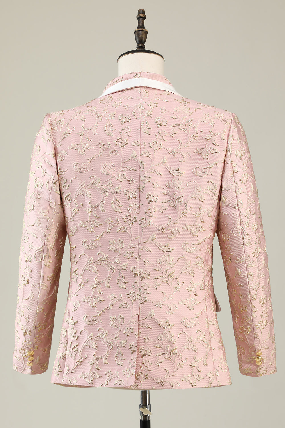 Mint Shawl Lapel One Button Żakardowe garnitury na studniówkę męską