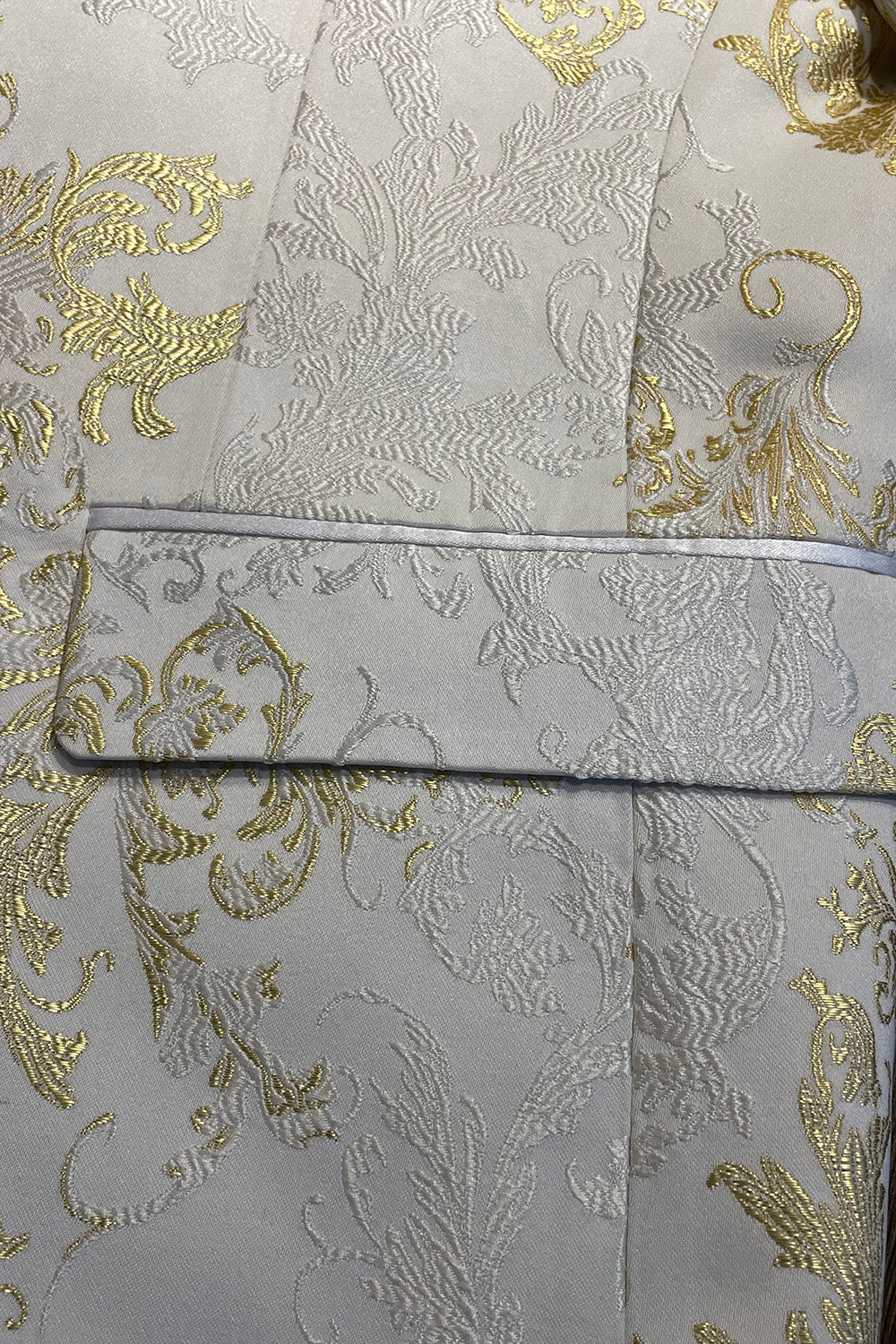 Klapa Szczytowa Szampan Marynarka Męska