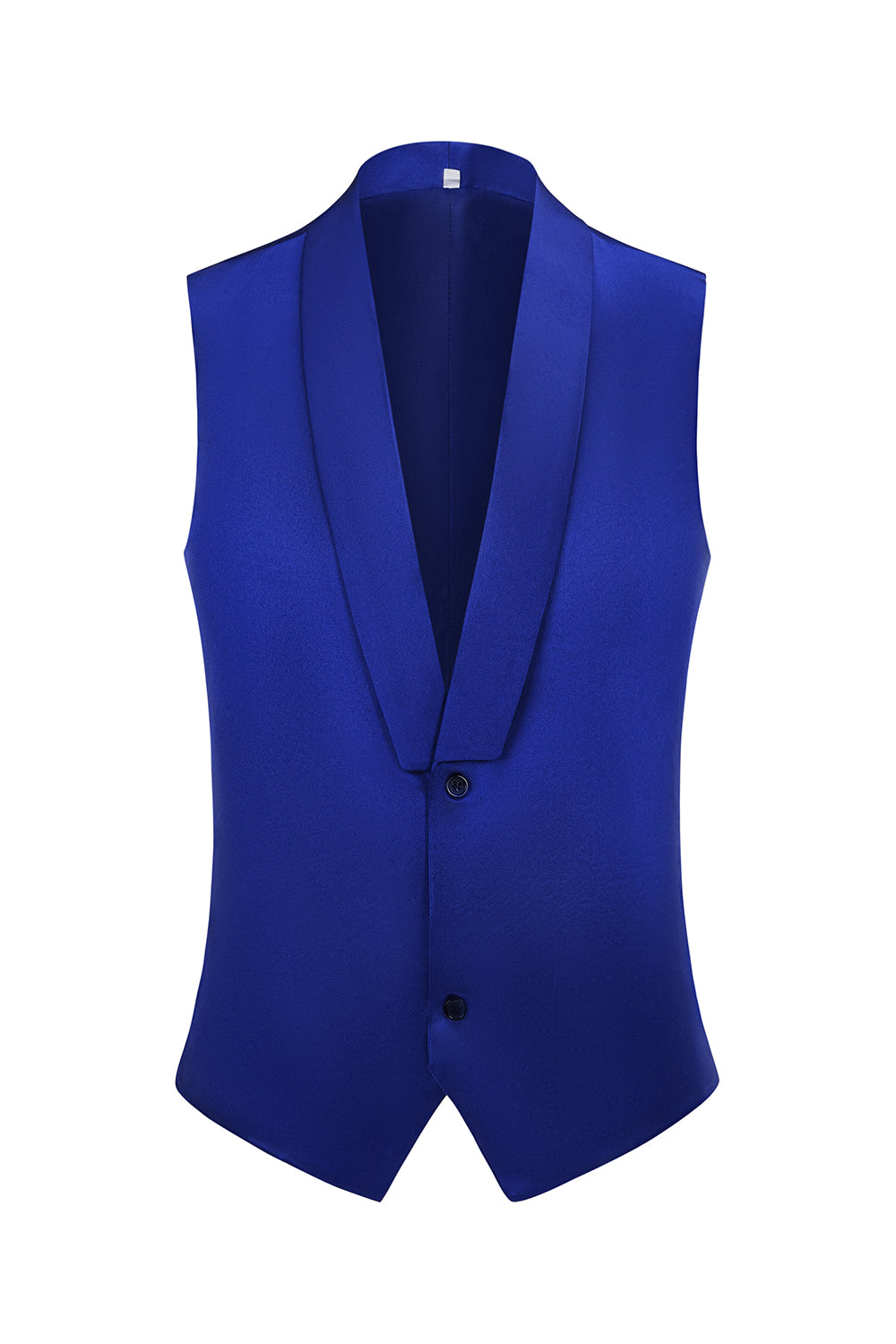 Royal Blue 3-częściowy szal Lapel One Button Prom Garnitury