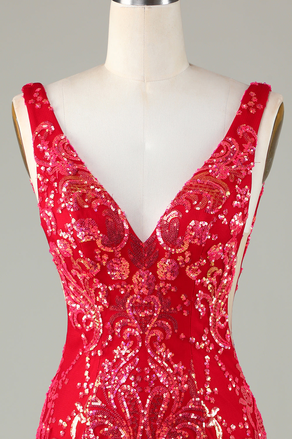 Lawendowa błyszcząca obcisła sukienka Homecoming z plecami