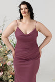 Plus Size Cienkich Ramiączkach Syrenka Sukienki Na Wesele