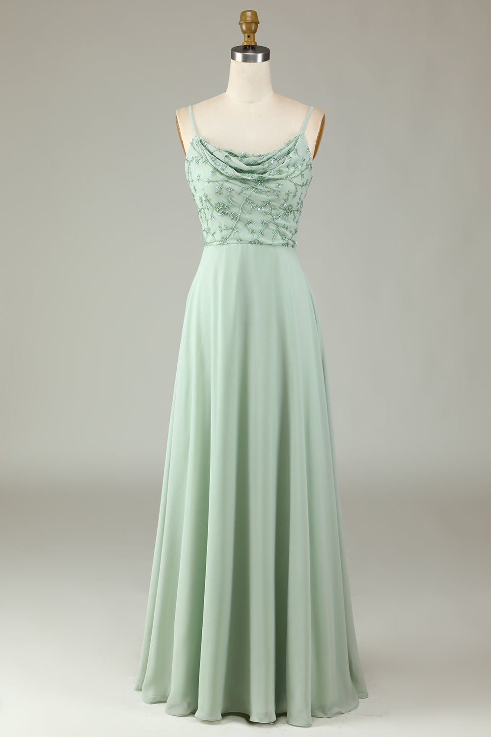 Cienkich Ramiączkach Zakurzona Róża Sukienki Dla Druhny Z Koralikami