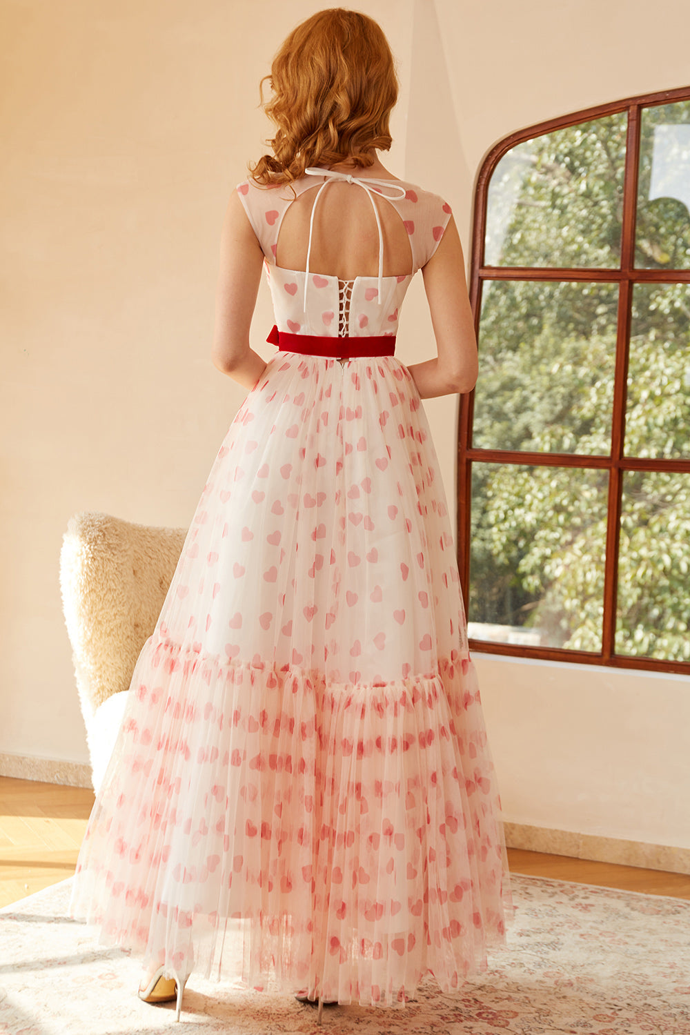 Princesse Długa Sukienka na Studniówkę z Kokarda