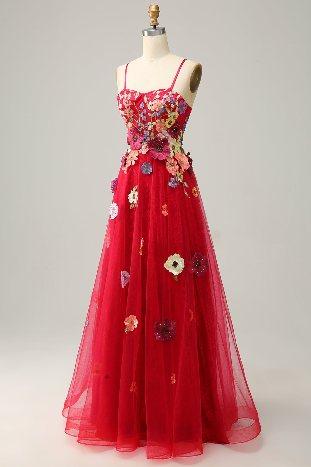 Cienkich Ramiączkach Bordowa Długa Sukienki Na Studniówke z Aplikacjami