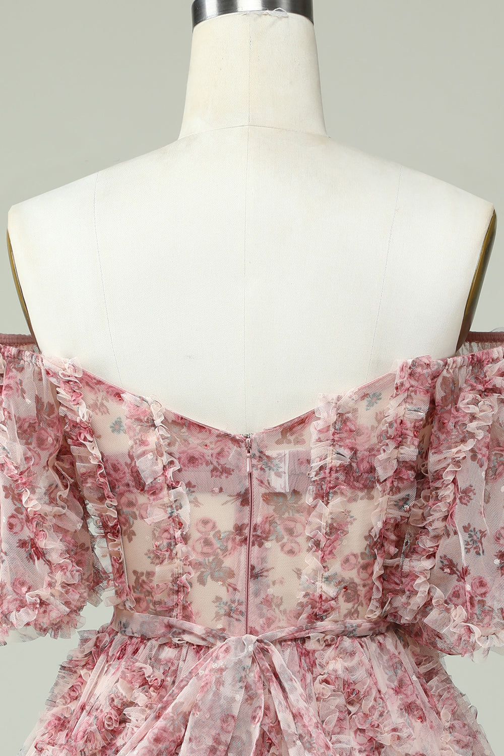 Sukienki Koktajlowe Z Ramion Z Kwiatowym Nadrukiem