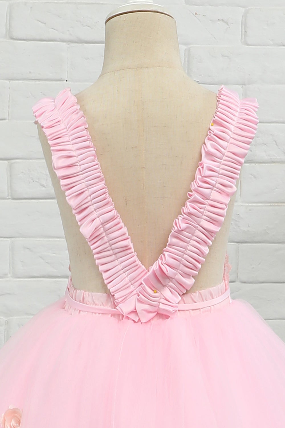 Różowa Sukienki Dla Dziewczynek na Wesele Długie