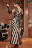 Syrena Cekinowa Gatsby 1920s Flapper Dress
