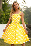 Żółte kropki 1950 Sundress