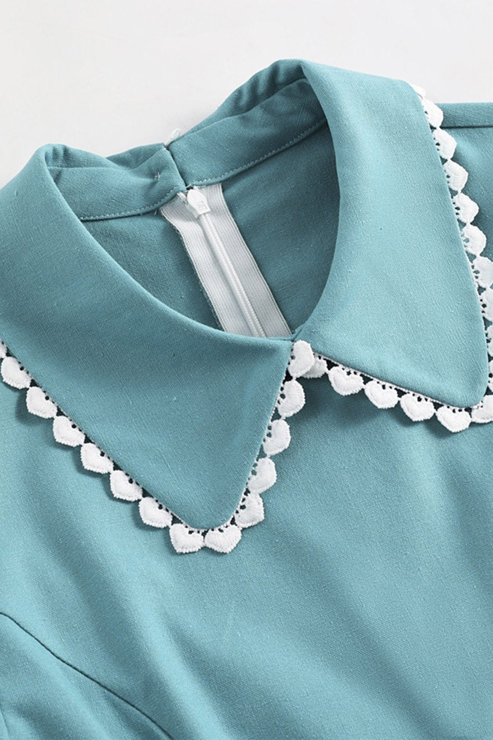 Zielone Sukienki Lata 50 Z Rekawem