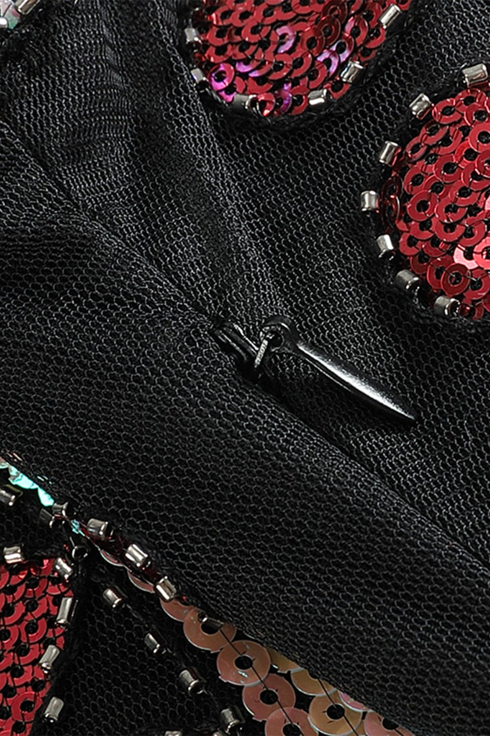 Czarna Sukienki Lata 20 z Cekinami