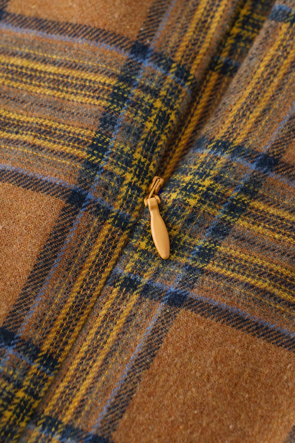 Szara sukienka w kratę Vintage