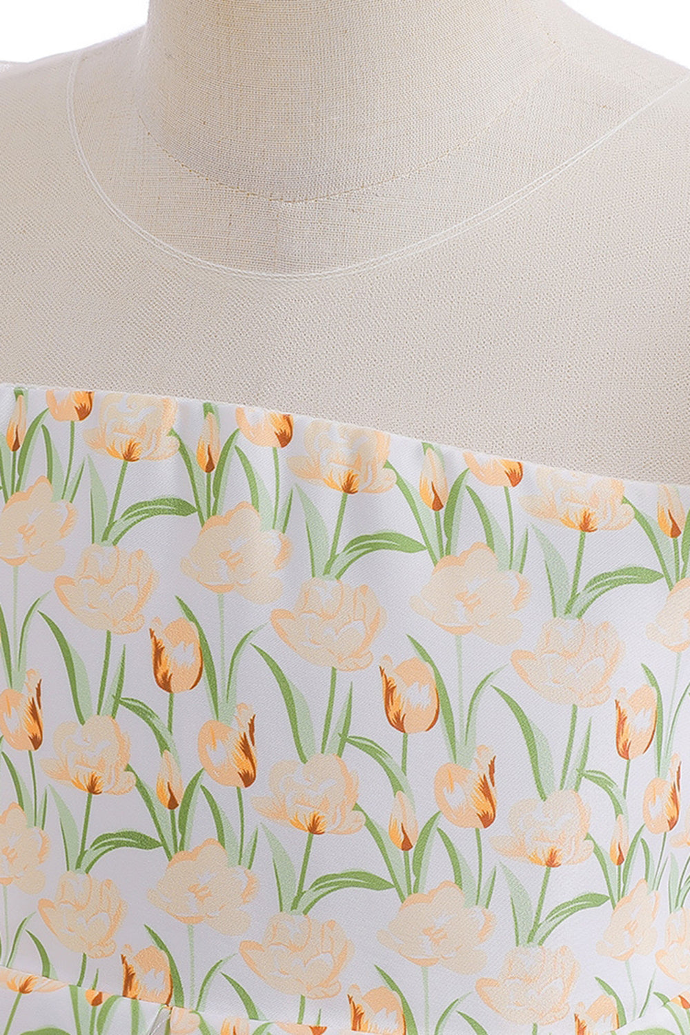 Sukienka dla dziewczynki z różowym kwiatem z nadrukiem