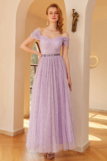 Fioletowa sukienka na studniówkę (Pas Nie Jest Wliczony w Cenę)