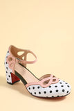 Białe czarne paski Retro Buty