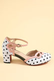 Białe czarne paski Retro Buty