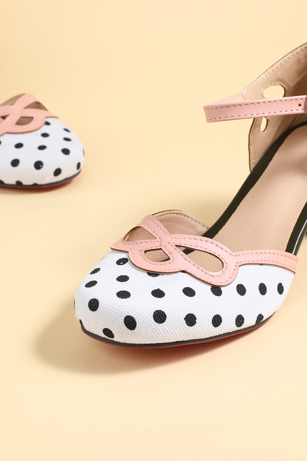 Białe czarne paski Retro Buty