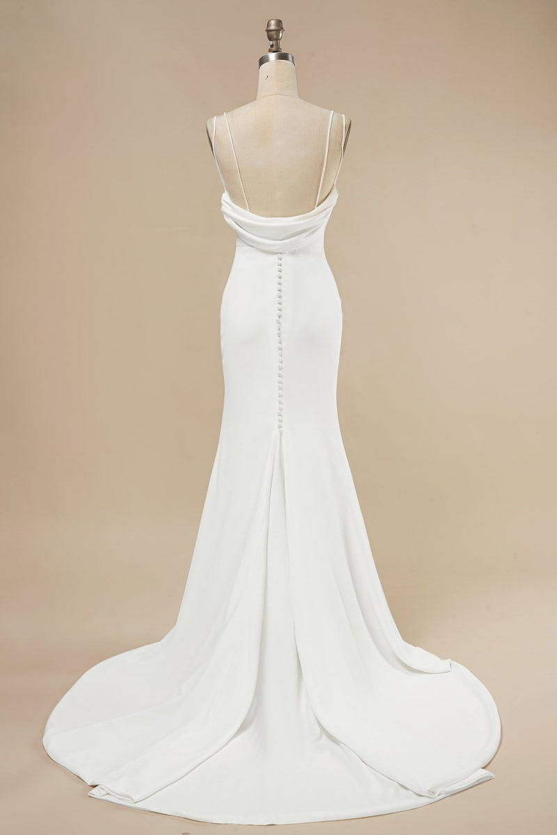 Załaduj obraz do przeglądarki galerii, Suknia ślubna ociężałość Boho z falbankami
