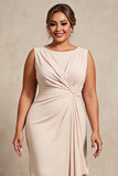 Morela Osłona Plus Size Szyfon Długa Sukienki Na Wesele z Falbankami