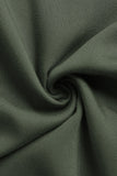 Letnia sukienka Army Green A Line z paskiem