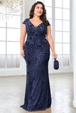 Błyszcząca bordowa długa sukienka dla matki panny młodej plus size