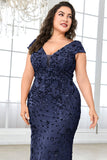 Błyszcząca bordowa długa sukienka dla matki panny młodej plus size