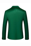 Męska marynarka z klapami Green Peak Slim Fit z jednym guzikiem