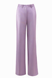 Purple Peak Lapel One Button 2-częściowe garnitury damskie