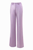 Purple Peak Lapel One Button 2-częściowe garnitury damskie