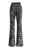 Błyszczący 2-częściowy damski garnitur na studniówkę Slim Fit z szarfą