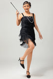 cekinowa krótka sukienka Gatsby Bodycon z 1920 roku z frędzlami