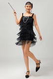 cekinowa krótka sukienka Gatsby Bodycon z 1920 roku z frędzlami