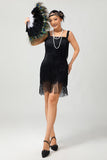 cekinowa krótka sukienka Gatsby Bodycon z 1920 roku z frędzlami