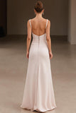 Kość słoniowa Spaghetti na ramiączkach A Line Formalna Sukienka