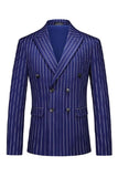 2-częściowe męskie garnitury z klapami Blue Peak Lapel