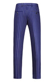 2-częściowe męskie garnitury z klapami Blue Peak Lapel