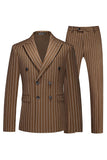 2-częściowe męskie garnitury z klapami Blue Peak Lapel
