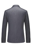 2-częściowe męskie garnitury z klapami Blue Peak Lapel