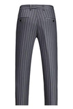 2-częściowe męskie garnitury z klapami Blue Peak Lapel