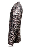 Leopard Peak Lapel 2-częściowe męskie garnitury na studniówkę