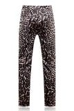 Leopard Peak Lapel 2-częściowe męskie garnitury na studniówkę